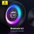 Baseus AeQur Series VO20 Bluetooth Speaker with Ambient RGB Light | BT 5.3, 15H Playtime, 15W Loud Stereo Sound, Deep Bass - Black